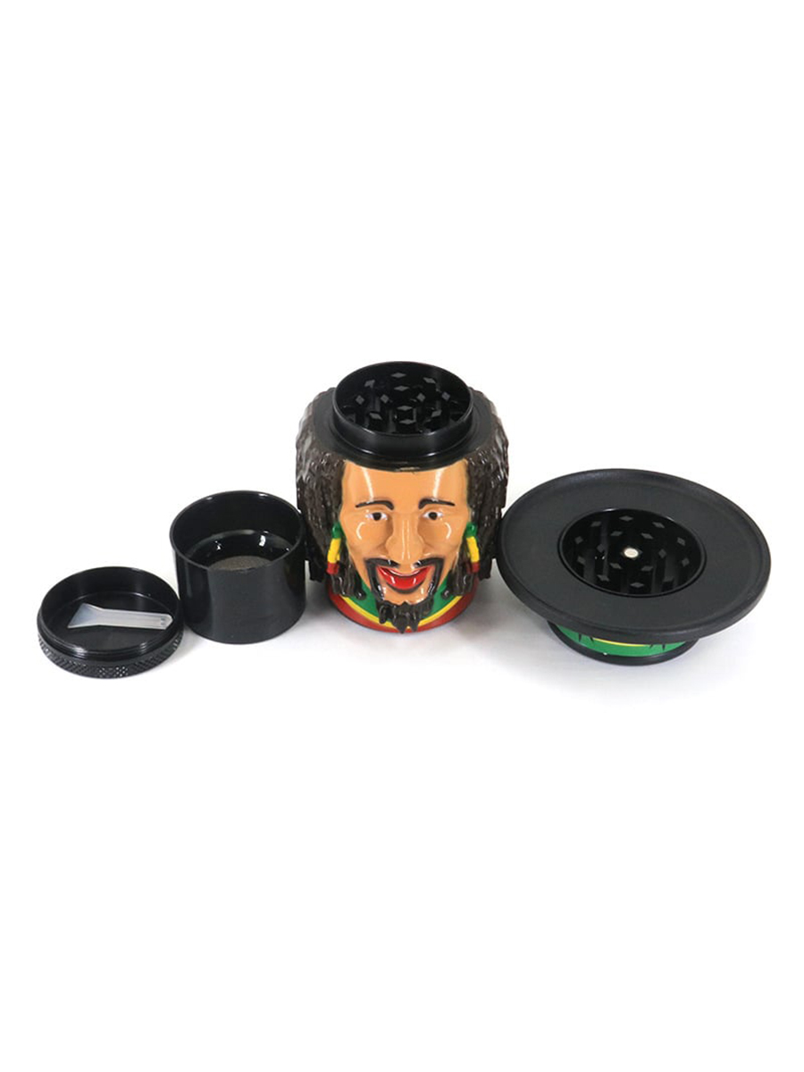 Jamaican Metal Ganja Grinder 3 Part