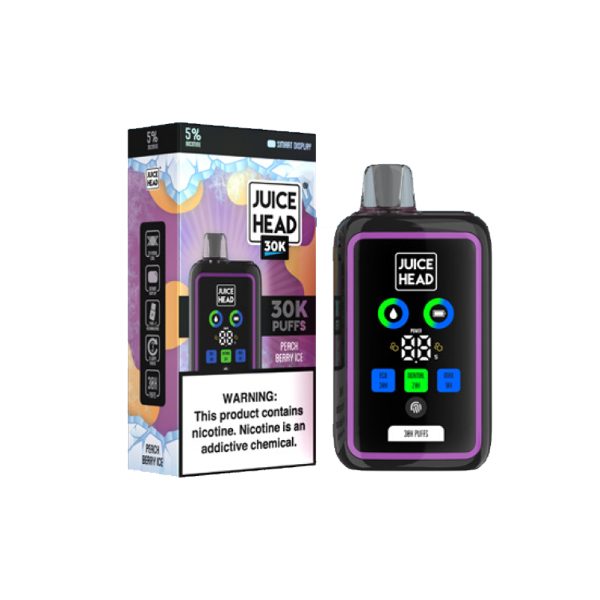 Juice Head 30,000 Puffs Disposable 24mL Peach Berry Ice