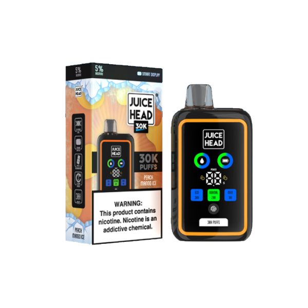 Juice Head 30,000 Puffs Disposable 24mL Peach Mango Ice