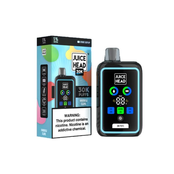 Juice Head 30,000 Puffs Disposable 24mL Rainbow Swirl