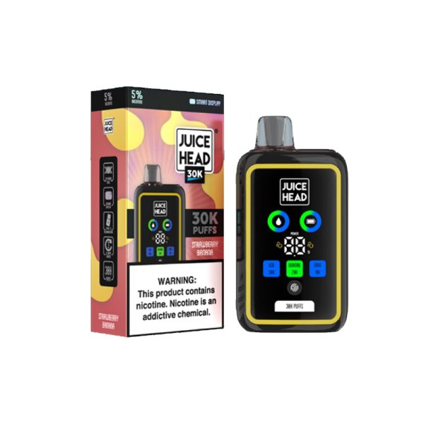 Juice Head 30,000 Puffs Disposable 24mL Strawberry Banana