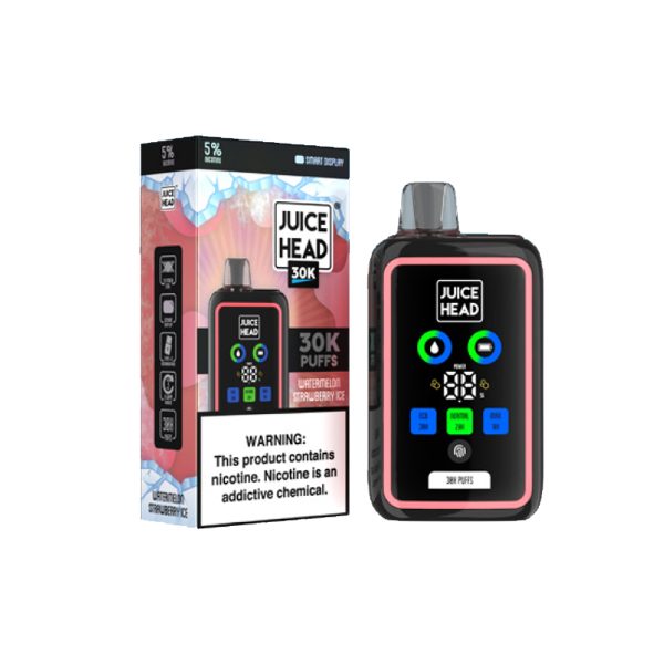 Juice Head 30,000 Puffs Disposable 24mL Watermelon Strawberry Ice