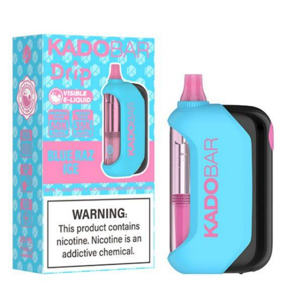 KadoBar Drip 50K Puff Disposable-Blue Raz Ice-Single Disposable-5%-25mL