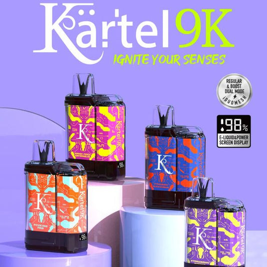 Kartel 9k by Vapmod 9000 Puffs 18mL Disposable Vape Best Flavors
