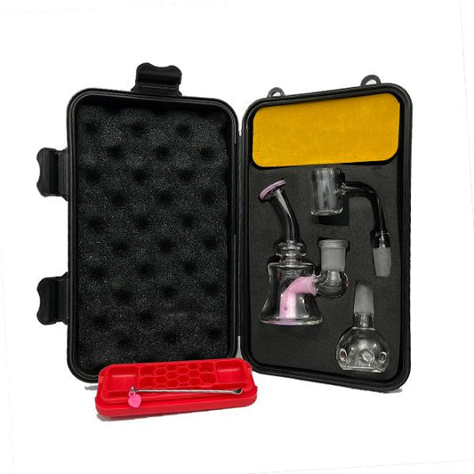 8.3" Mini Glass Bong Water Pipe Smoking