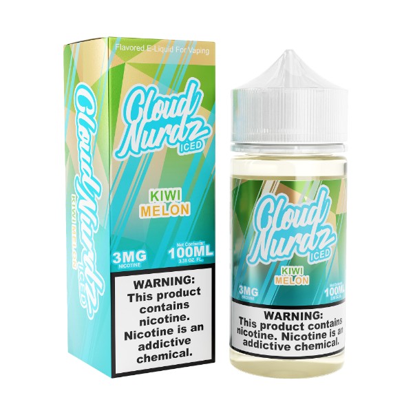 Cloud Nurdz 100ML E-Liquid - Kiwi Melon ice