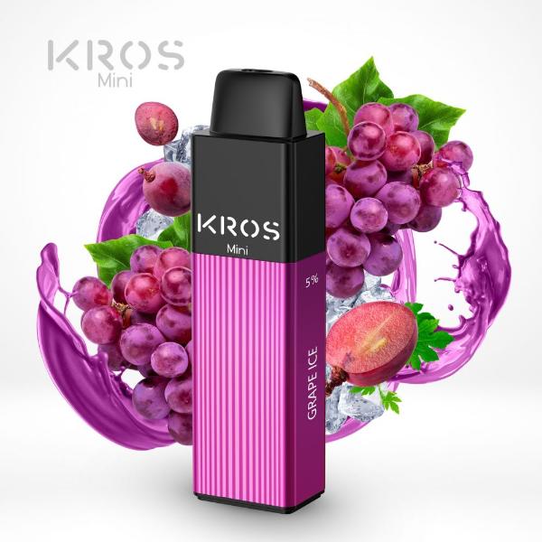KROS Mini 4000 Puffs Disposable Vape 10mL 6 Pack Best Flavor Grape