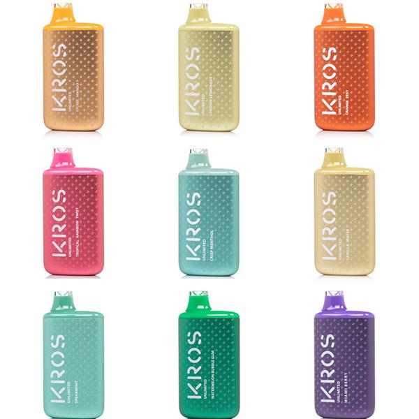 Kros Unlimited 6000 Puffs Single Disposable Vape Best Flavors
