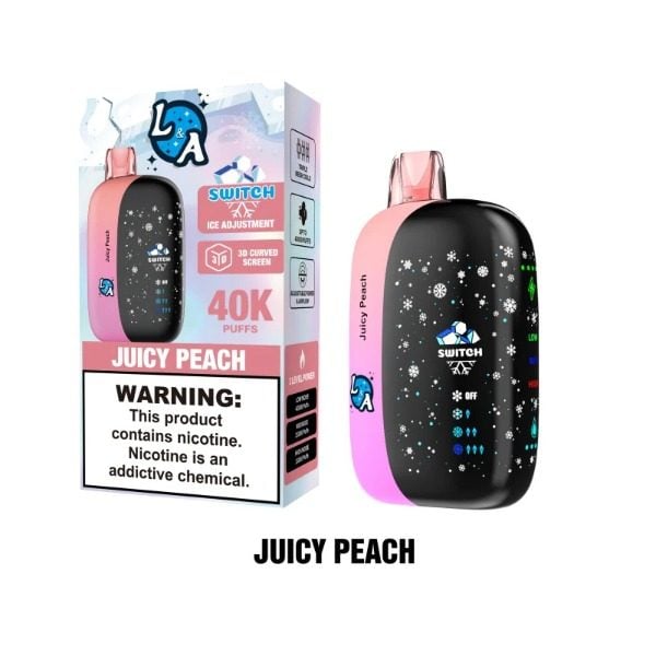 L&A Switch 40,000 Puffs Disposable - Juicy Peach