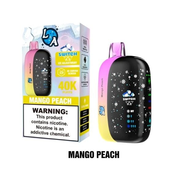 L&A Switch 40,000 Puffs Disposable - Mango Peach