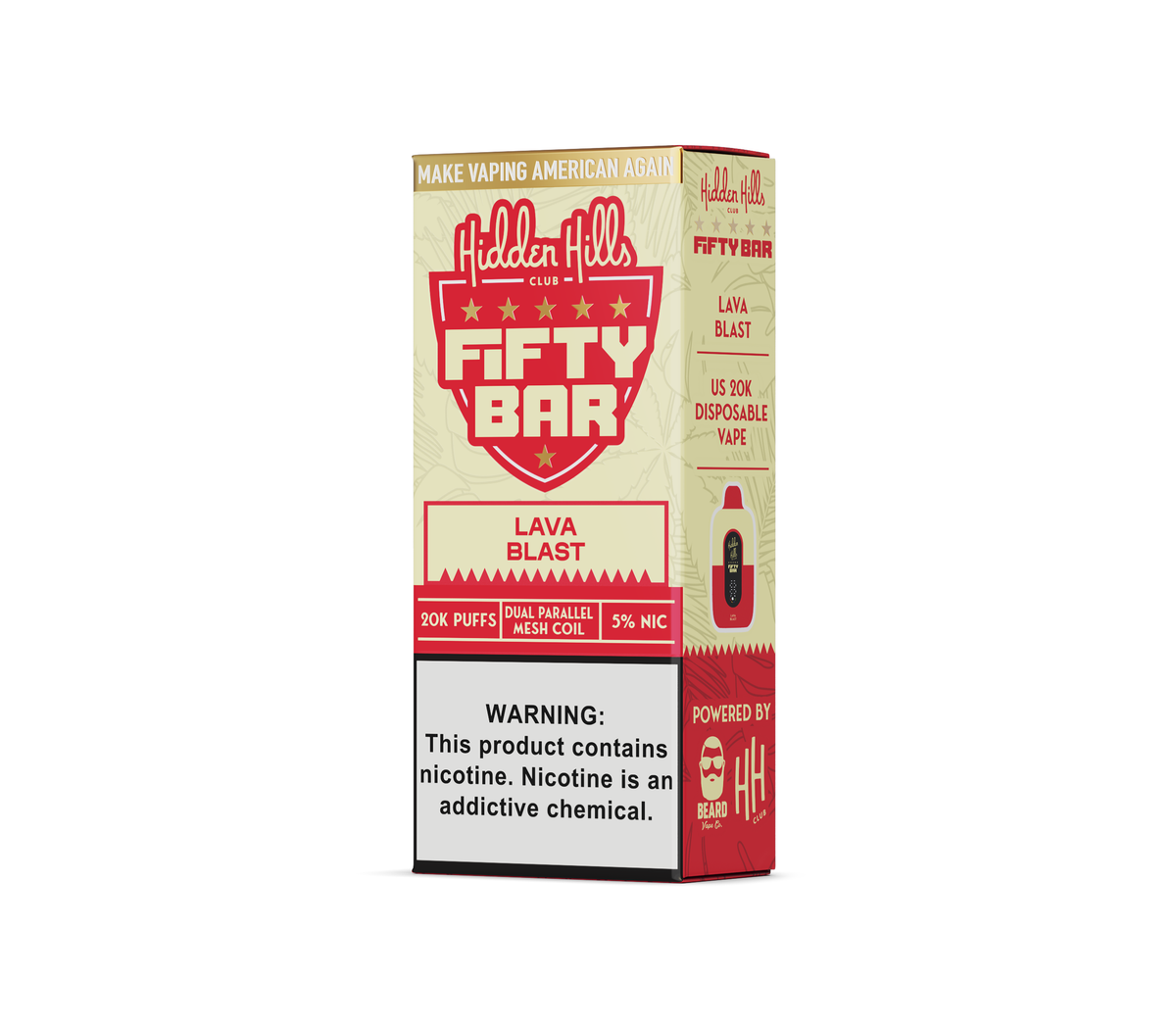 Hidden Hills Club x Fifty Bar 20000 Puffs Disposable