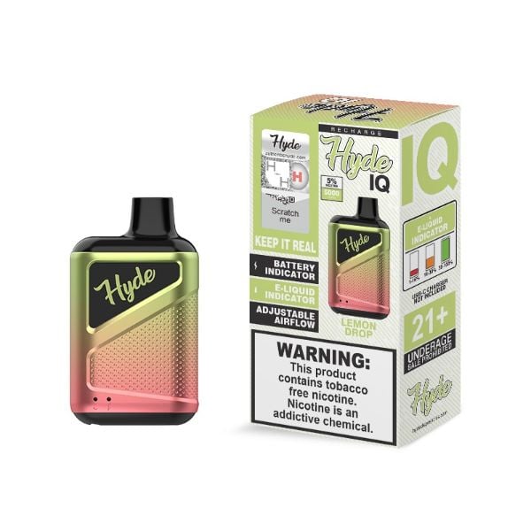 Lemon Drop Hyde IQ 5000 Puffs Disposable