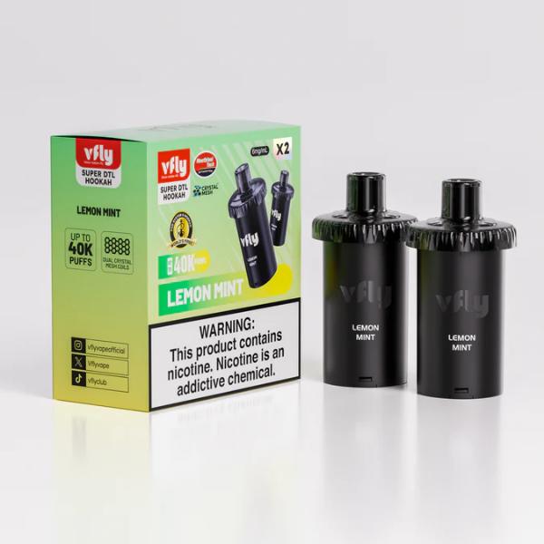 VFLY Super DTL Hookah 40K Disposable E-Hookah POD (2 Count)