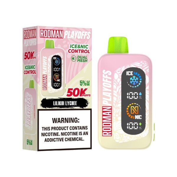 RODMAN Playoffs 50,000 Puffs Ice-Nic Control Disposable