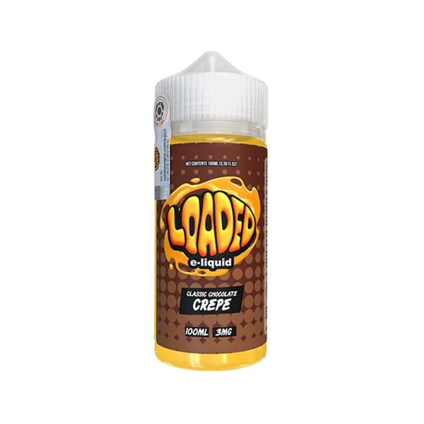 Loaded Series E-Liquid 100mL-Classic Chocolate Crepe-3mg