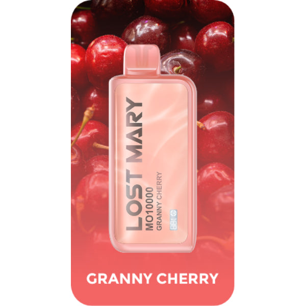 Lost Mary MO10000 10000 Puffs Rechargeable Vape Disposable 18mL Best Flavor Granny Cherry