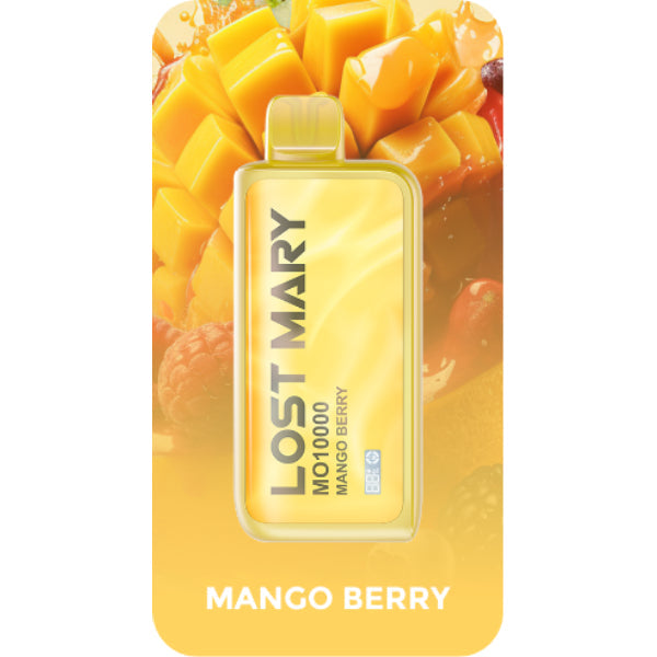 Lost Mary MO10000 10000 Puffs Rechargeable Vape Disposable 18mL Best Flavor Mango Berry