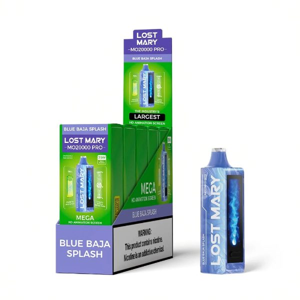 Lost Mary MO20000 PRO Recharge Disposable Vape Blue Baja Splash