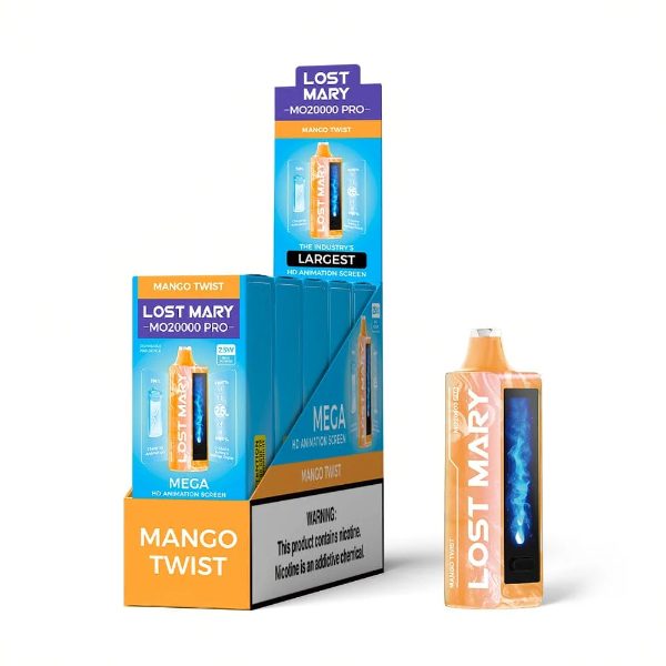 Lost Mary MO20000 PRO Recharge Disposable Vape Mango Twist