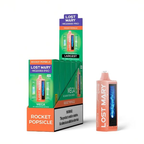 Lost Mary MO20000 PRO Recharge Disposable Vape Rocket Popsicle