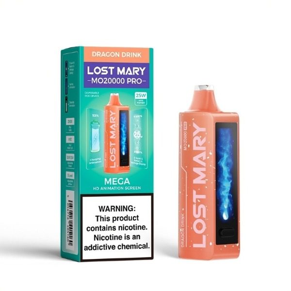 Lost Mary MO20000 PRO Rechargeable Vape - Dragon Drink