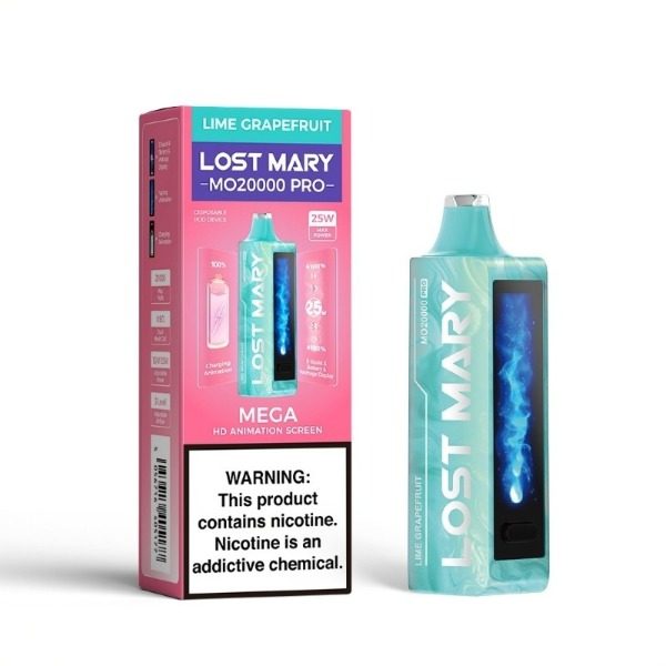 Lost Mary MO20000 PRO Rechargeable Vape - Lime Grapefruit