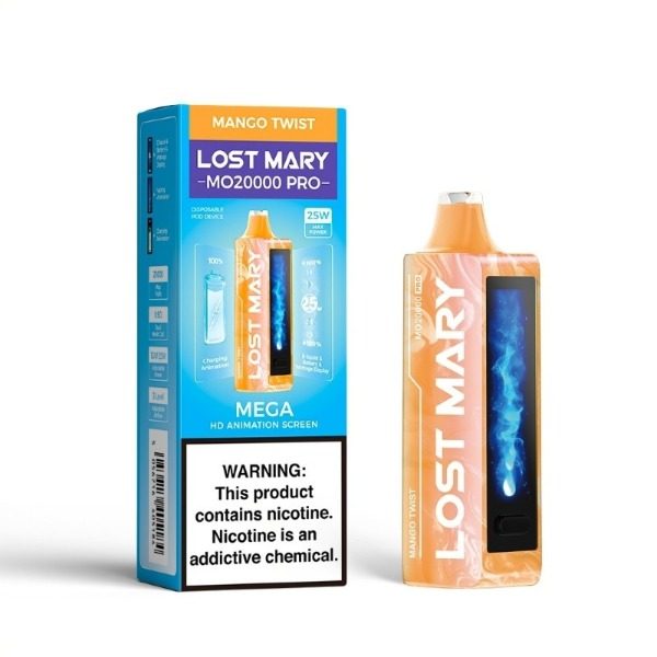 Lost Mary MO20000 PRO Rechargeable Vape - Mango Twist