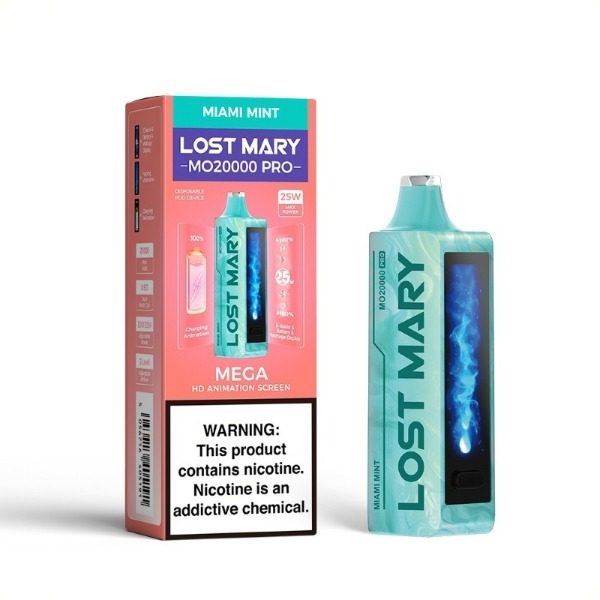 Lost Mary MO20000 PRO Rechargeable Vape - Miami Mint