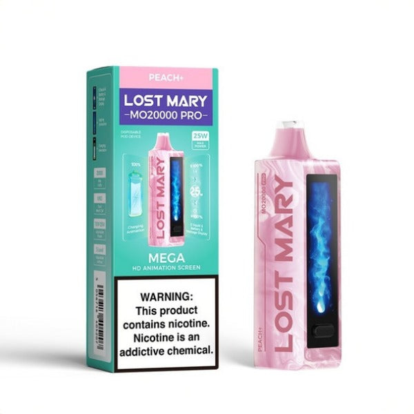 Lost Mary MO20000 PRO Rechargeable Vape - Peach+