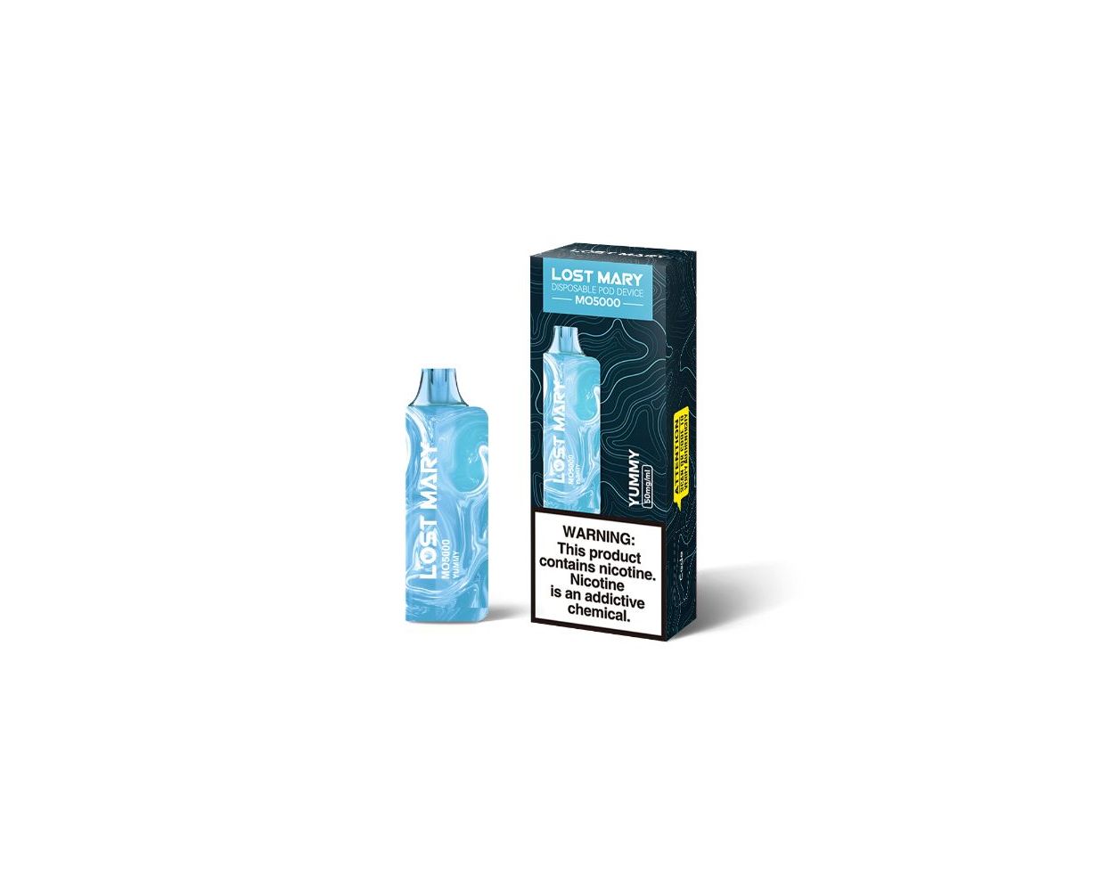 Lost Mary MO5000 3% 5000 Puffs Rechargeable Vape Disposable 10mL Best Flavor Yummy
