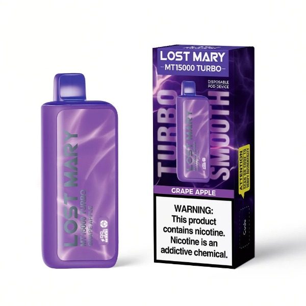 Lost Mary MT15000 Turbo Rechargeable Vape - Grape Apple