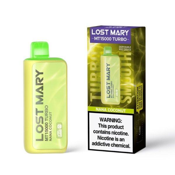 Lost Mary MT15000 Turbo Rechargeable Vape - Nana Coconut