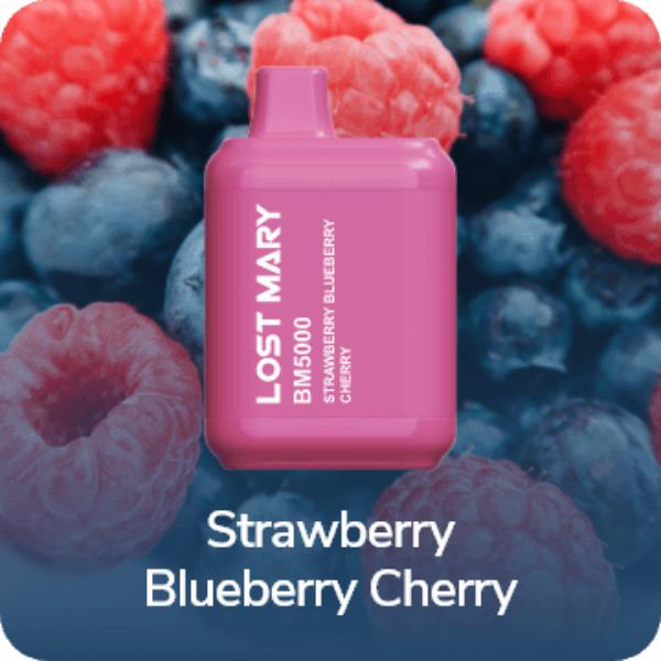 Lost Mary Bm5000 Strawberry Blueberry Cherry