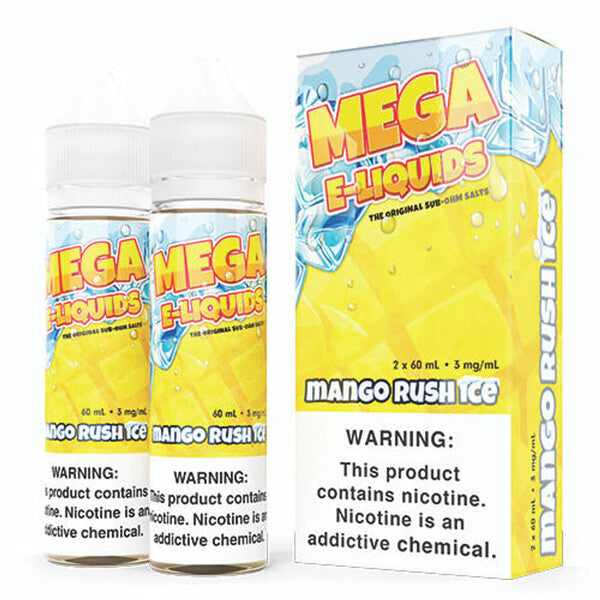Best Flavors Mega E-liquid 2x60ML - Mango Rush Ice