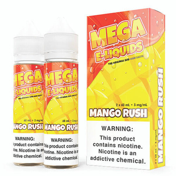 Best Flavors Mega E-liquid 2x60ML - Mango Rush