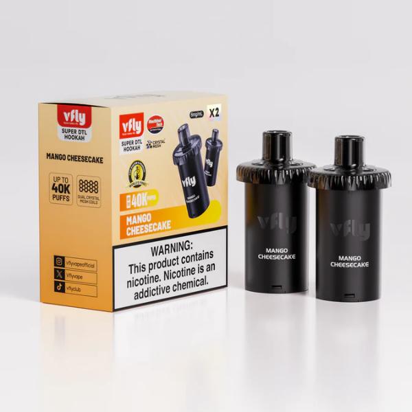 VFLY Super DTL Hookah 40K Disposable E-Hookah POD (2 Count)
