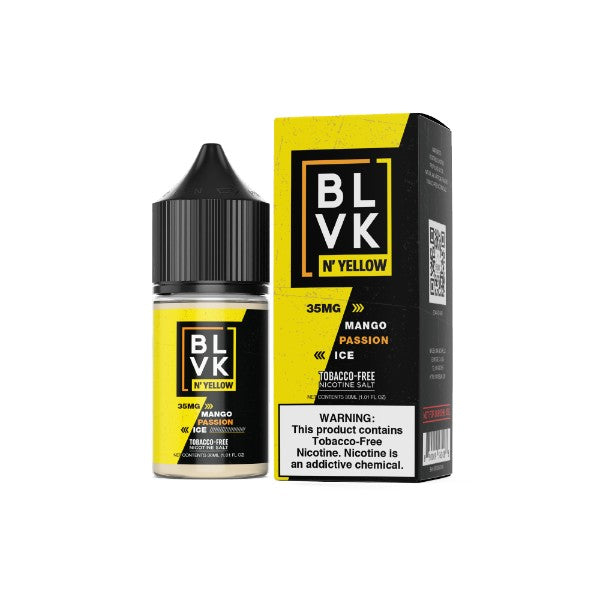 BLVK N’ Yellow Salt Series 30mL- Mango Passion ice