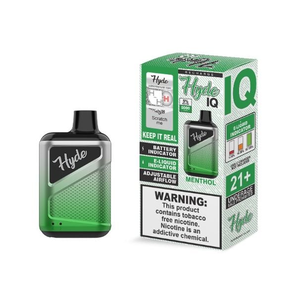 Menthol Hyde IQ 5000 Puffs Disposable