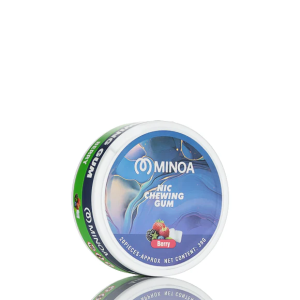 Minoa Nicotine Gum - Pack of 20 - Berry 4mg