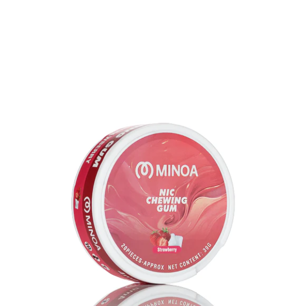 Minoa Nicotine Gum - Pack of 20 - Strawberry 4mg