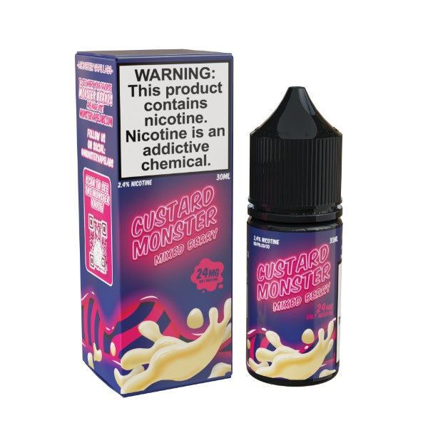 Custard Monster Salt 30 ML - Mixed berry
