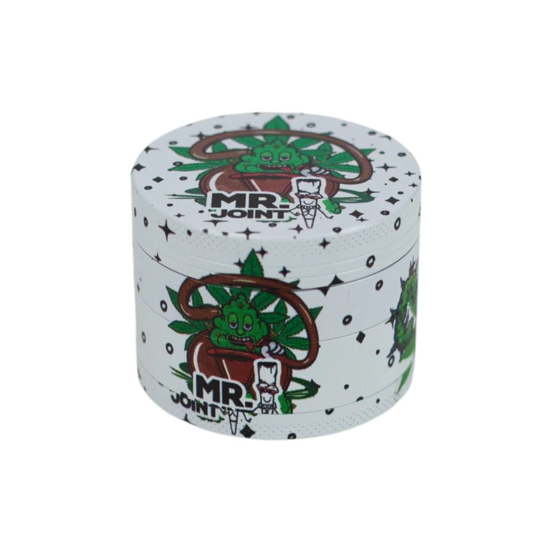 Mr Joint Cannabis 50mm Premium Zinc Alloy Herb Grinder
