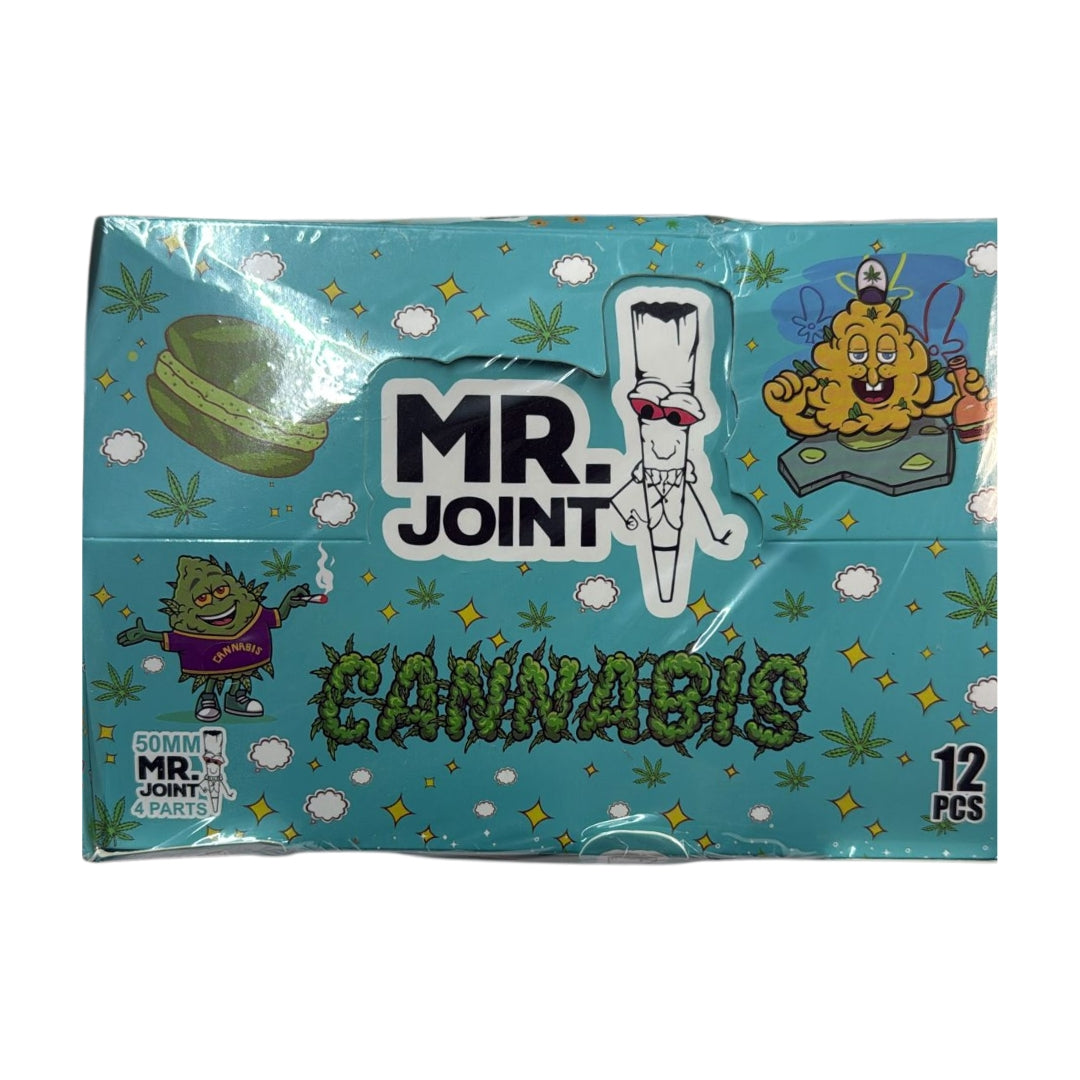 Mr Joint Cannabis 50mm Premium Zinc Alloy Herb Grinder