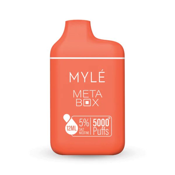 MYLE Meta Box 5000 Puffs Disposable Peach Ice
