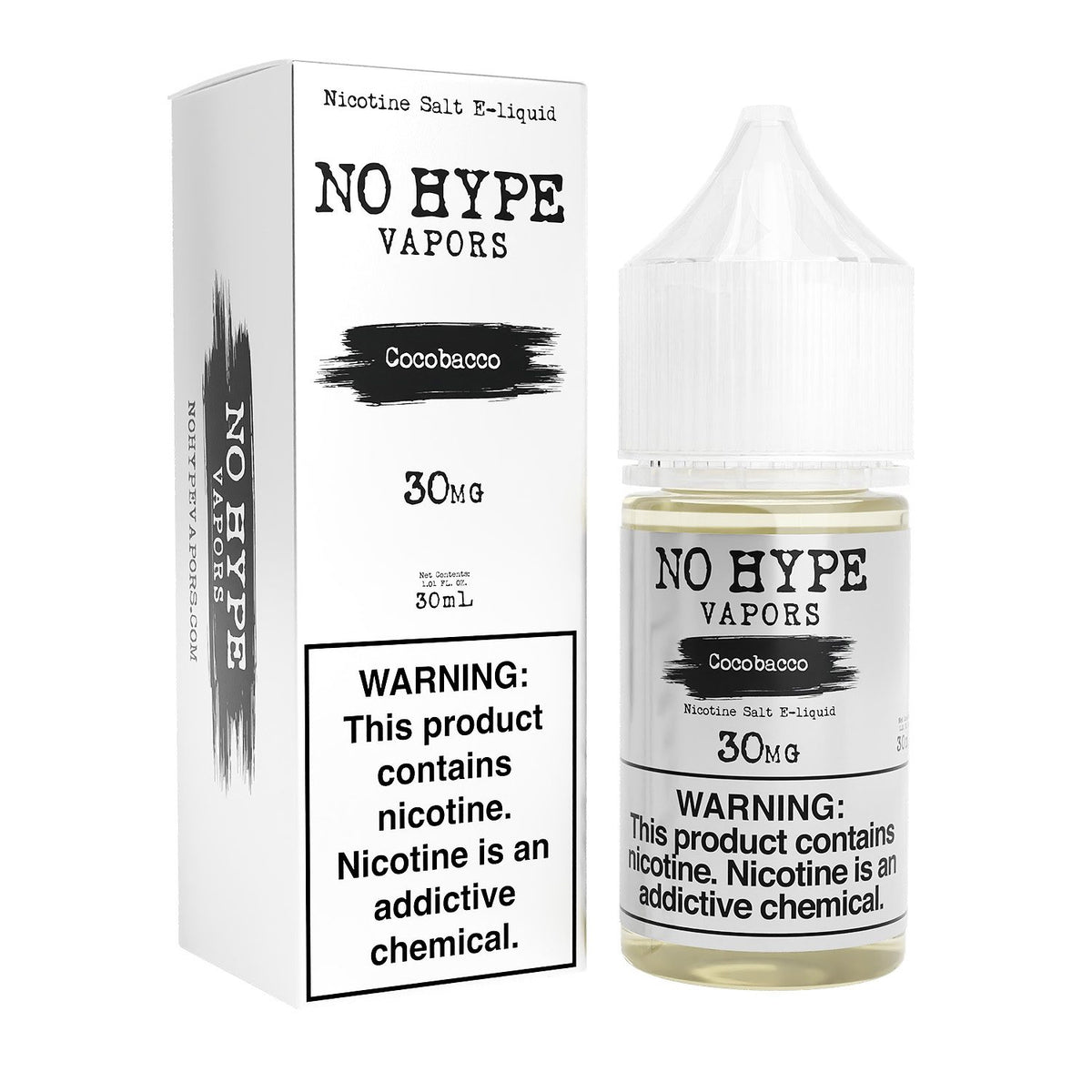 No Hype E-Liquid 30mL Salt Nic