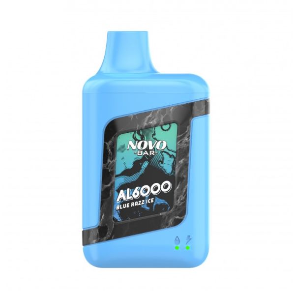 SMOK Novo Bar AL6000 Disposable Vape 13mL 10 Pack Best FlavorBlue Razz Ice