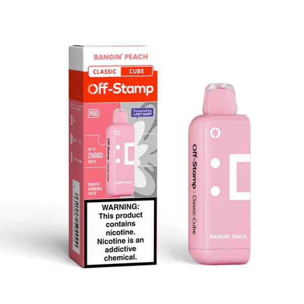 Off-Stamp X-CUBE 25,000 Puffs Flavor Pods Bangin Peach