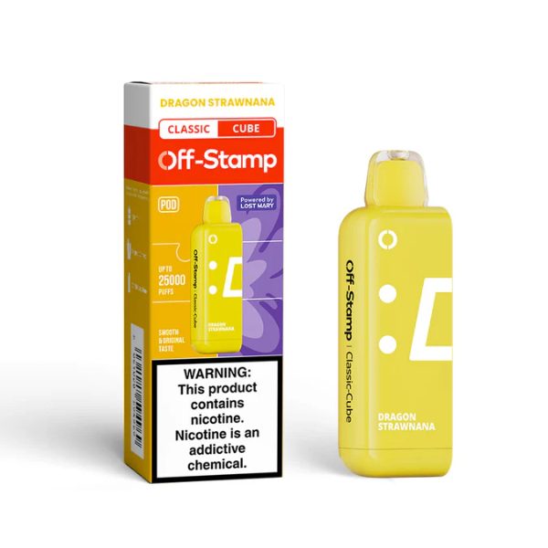 Off-Stamp X-CUBE 25,000 Puffs Flavor Pods Dragon Strawnana