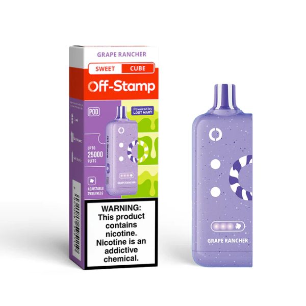 Off-Stamp X-CUBE 25,000 Puffs Flavor Pods Grape Rancher