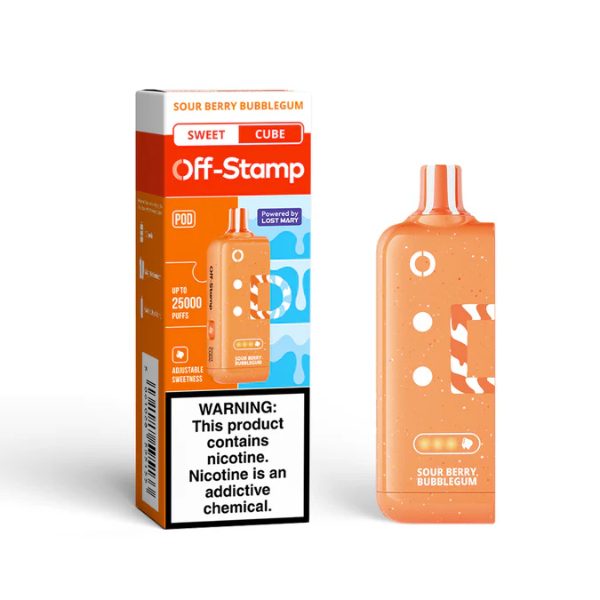 Off-Stamp X-CUBE 25,000 Puffs Flavor Pods Sour Berry Bubblegum